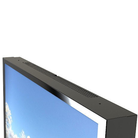 HI-ND Outdoor Displaygehäuse für LG 55XE4F, schwarz