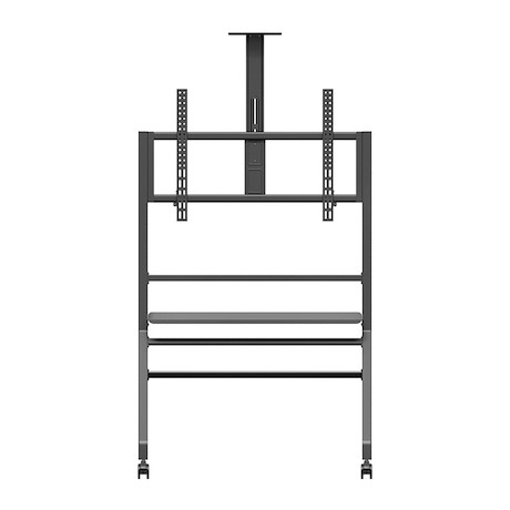Hagor mobiles Standsystem BrackIT® Scandio in schwarz für ein 55-86" Display
