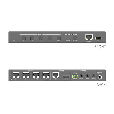 PureLink PureTools PT-SW-HDBT41 - 4x1 HDBaseT