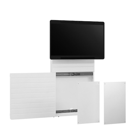 Hagor Medienstelen-Lift Boden-Wand-Montage - Version breiter Korpus - passend für Cisco WebEx Board