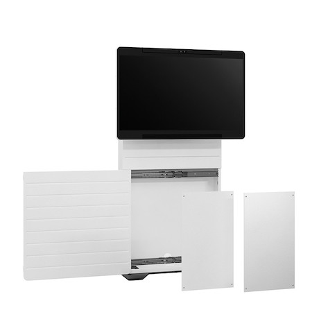 Hagor Medienstelen-Lift freistehend - Version breiter Korpus - passend für Cisco WebEx Board Pro 55"