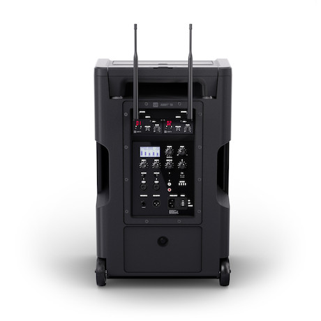 LD Systems ANNY 10 HBH 2 B8 10" Mobiler Bluetooth® PA-Lautsprecher mit Akku, Mixer, 1x Funkmikrofon
