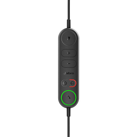 Jabra Engage 40 Inline Link - USB-A/USB-C - schnurgebundenes Dual Headset zertifiziert für UC-Plattf