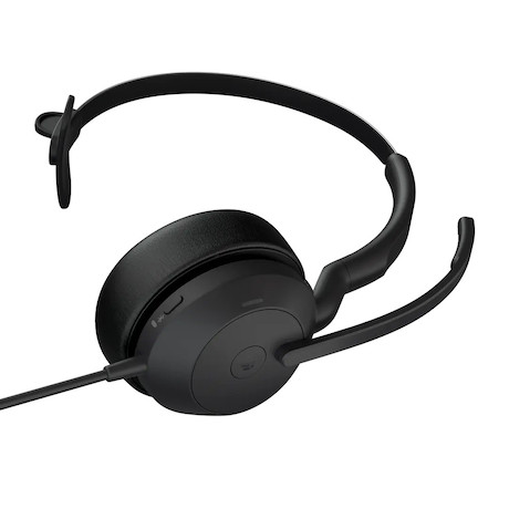 Jabra Evolve2 50 - USB-A/USB-C - schnurgebundenes Mono Headset zertifiziert für Microsoft Teams | oh