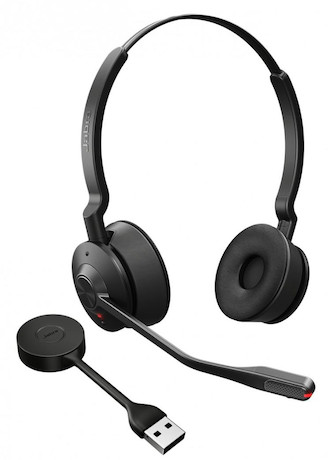 Jabra Engage 55 SE - DECT, USB-C - schnurloses Dual Headset zertifiziert für UC-Platformen | mit Lad