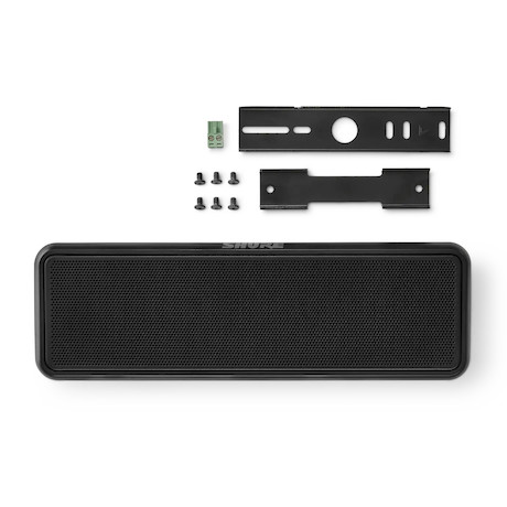 Shure Microflex MXP-3 passiver Wand-Lautsprecher, schwarz