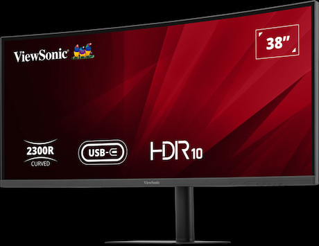 ViewSonic VA3820C 38" UWQHD+ 21:9 Curved Monitor mit USB-C Hub