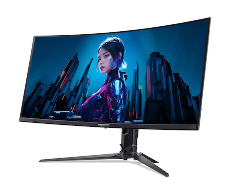 Acer Predator X34X5bmiiphuzx 34" UWQHD OLED Monitor mit der 1800R-Panoramakrümmung