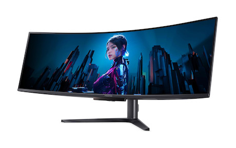 Acer Predator X49Xbmipphuzx 49" Curved 1800R DQHD ZeroFrame OLED Gaming Monitor