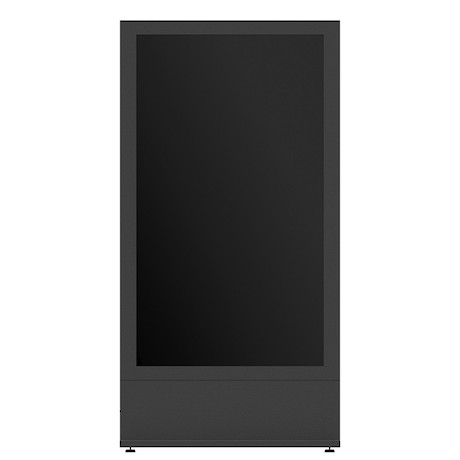 Hagor HP Kiosk 65″ FS Indoorstele zur freien Aufstellung | Einzelhalterung | Portrait-Format | Bilds