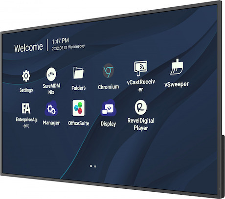 ViewSonic CDE5530 55" effizientes Präsentations-Display mit drahtloser Übertragung & 24/7 Dauerbetri