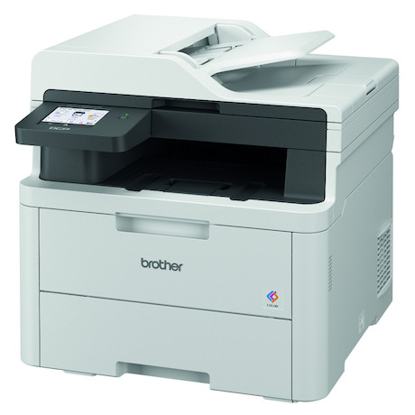 Brother DCP-L3560CDW Kompaktes 3-in-1 Farb-LED Multifunktionsgerät mit WLAN/LAN, ADF und Duplexdruck