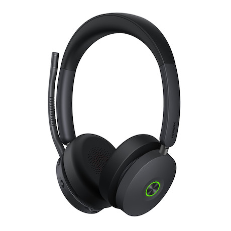 Yealink WH68 DECT & Bluetooth kabelloses Dual Headset | UC | mit Workstation