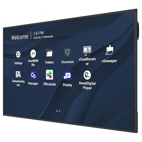 ViewSonic CDE8630 86" effizientes Präsentations-Display mit drahtloser Übertragung & 24/7 Dauerbetri