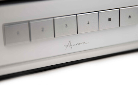 Block Aurora Stereoanlage mit integrierten Lautsprechern für kräftigen Sound in Anthrazit