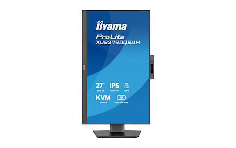 iiyama ProLite XUB2790QSUH-B2 27" IPS-Monitor mit integrierter Windows Hello Kamera, Mikrofon und US