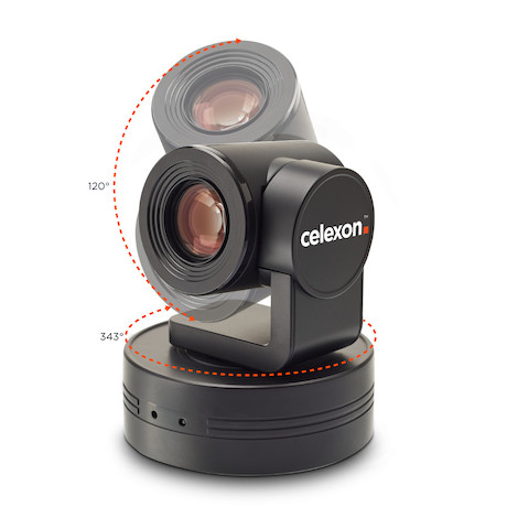 celexon VK1080 PTZ Kamera mit 1920 x 1080 Full HD, 2,1 MP, 30 fps & 72° für kleine bis mittelgroße R