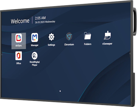 ViewSonic CDE6531-1C 65" 4K Commercial-Grade Display mit Wiedergabe von USB-Medien