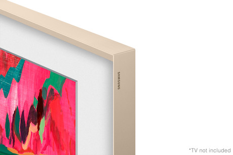 Samsung 85“ Rahmen Beveled für The Frame und The Frame Pro in Sandgold