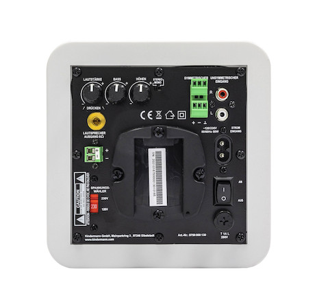 Kindermann Aktivbox Set² 50+ Stereo Aktivlautsprecher Set, weiß