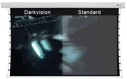 DELUXX Cinema Hochkontrast-Rahmenleinwand SlimFrame 221 x 124cm, 100" - DARKVISION - Demoware