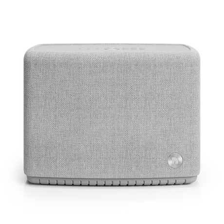 Audio Pro A15 portabler, spritzwasserfester Multiroom-Lautsprecher in Hellgrau