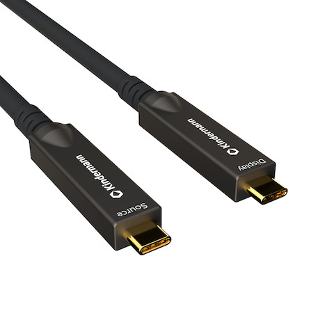 Kindermann USB-C AOC Full Feature Kabel 10m St/St