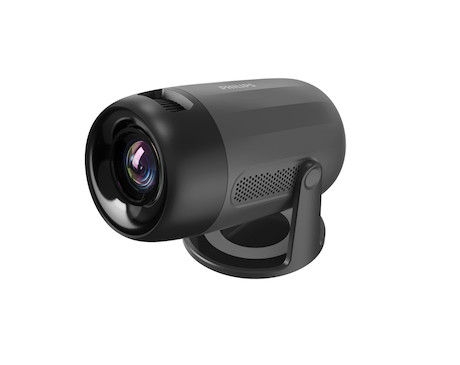 Philips NeoPix 150 Full HD kompakter LED Projektor mit um 180 Grad drehbarem Ständer