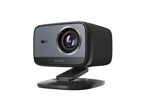 Philips NeoPix 450 Smart Full HD kompakter LED Projektor mit um 180 Grad drehbarem Ständer und einem