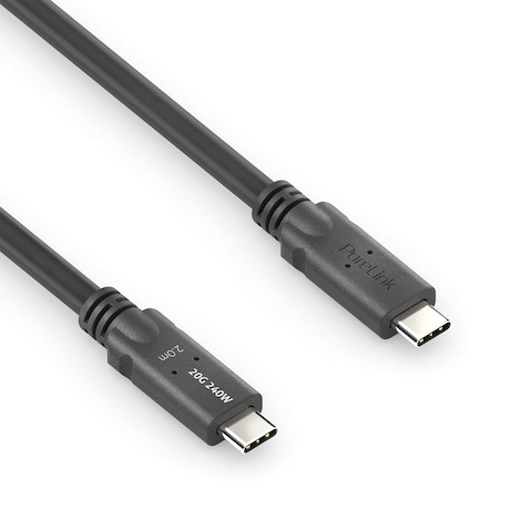 PureLink PI6600-020 Premium USB4 Gen2 Micro Coax USB-C Kabel, 2m