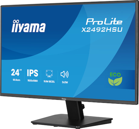 iiyama ProLite X2492HSU-B1 24" IPS-Full-HD-Panel mit 4-seitigem Slim-Bezel