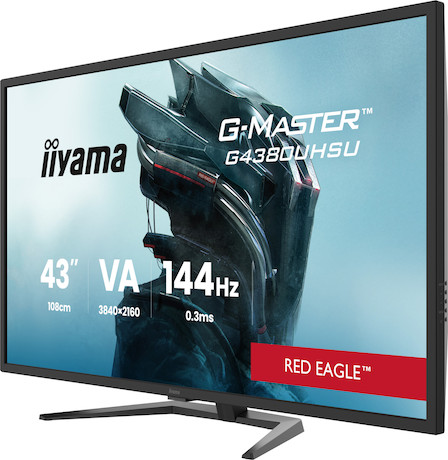 iiyama G-MASTER G4380UHSU-B2 43" 4K Gaming Monitor mit 144 Hz