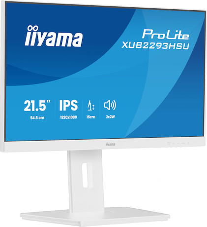 iiyama ProLite XUB2293HSU-W7 22" IPS-Monitor mit dreiseitigem randlosem Design, integriertem USB-Hub