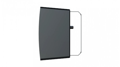 ELAC OD-M81T-BK Muro Pro Outdoor/Indoor Lautsprecher mit 70/100V Technologie, schwarz