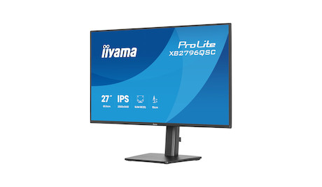 iiyama ProLite XB2796QSC-B1 27" Monitor mit IPS-Panel-Technologie, USB-C-Anschluss (65 W) und höhenv