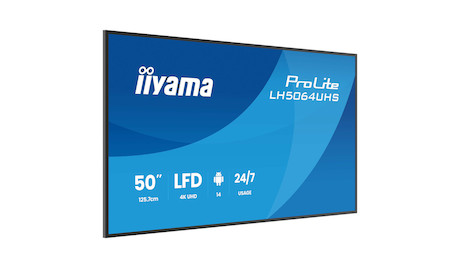 iiyama ProLite LH5064UHS-B1AG 4K UHD 50" Digital Signage-Display mit erweiterten Steuerungs- und Kon