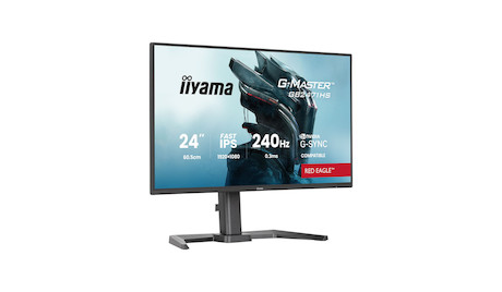 iiyama G-MASTER Red Eagle GB2471HS-B1 24" Gaming-Monitor mit einer Bildwiederholfrequenz von 240Hz