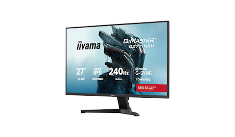 iiyama G-MASTER G2771HSU-B1 Red Eagle 27" Gaming-Monitor mit einer Bildwiederholfrequenz von 240Hz