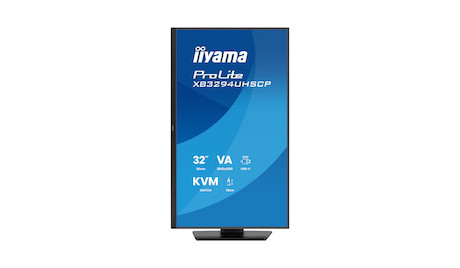 iiyama ProLite XB3294UHSCP-B1 32" 4K-VA-Panel mit USB-C (95 W), KVM-Switch und PiP/PbP