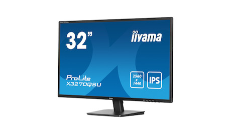 iiyama ProLite X3270QSU-B1 32" Monitor mit IPS-Panel-Technologie und WQHD-Auflösung