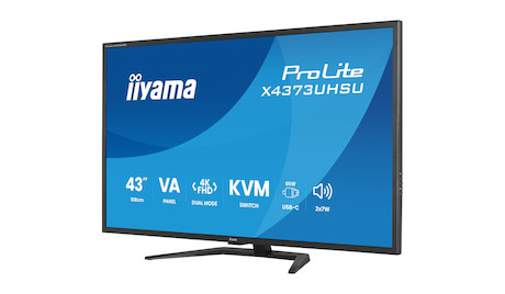 iiyama ProLite X4373UHSU-B2 43" Monitor mit 4K Auflösung