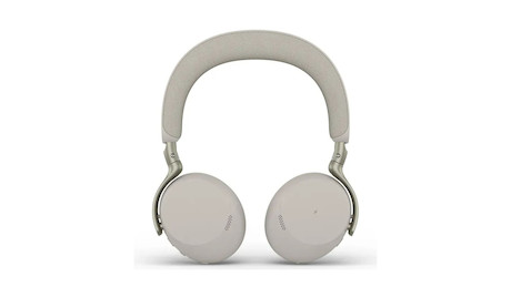 Jabra Evolve3 75 - Bluetooth, USB-C - schnurloses Stereo Headset | ohne Ladepad | Warmgrau