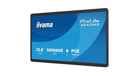 iiyama ProLite S2425AS-B1P professionelles kleinformatiges 24" Signage Display, optimiert durch das