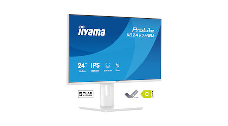 iiyama ProLite XB2497HSU-W1 24" IPS-Monitor mit höhenverstellbarem Standfuß