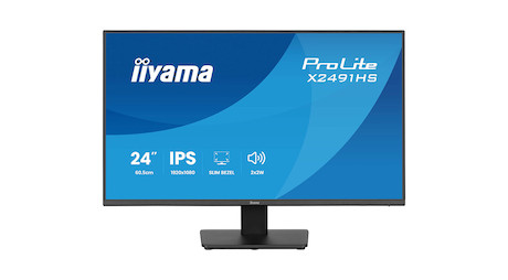iiyama ProLite X2491HS-B1 24″ Full-HD-IPS-Monitor mit 120-Hz-Bildwiederholfrequenz und vierseitig sc