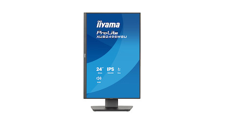 iiyama ProLite XB2495WSU-B1 24″ IPS-Monitor mit vierseitig schlankem Rahmendesign und 150 mm höhenve