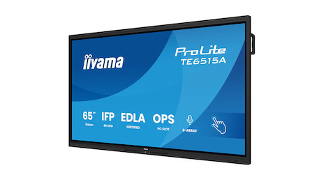 iiyama ProLite TE6515A-B2AG 64.5" 4K UHD Google EDLA-zertifiziertes interaktives Display