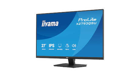 iiyama ProLite X2793QSU-B1 27" Monitor mit IPS-Panel-Technologie, QHD Auflösung, vierseitig schmalen