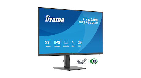 iiyama ProLite XB2793QSU-B1 27" Monitor mit IPS-Panel-Technologie, QHD Auflösung, ergonomischem Stan