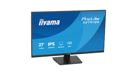 iiyama ProLite X2791QS-B1 27" Monitor mit IPS-Panel-Technologie, QHD Auflösung und Eye-Komfort-Zerti